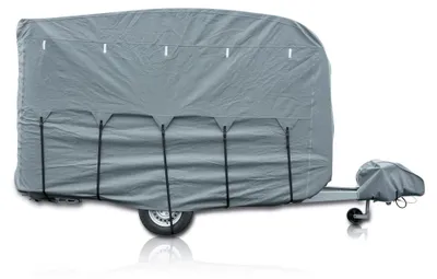 Image de Housse de protection pour caravane Hobby Beachy 360 - Gris et imperméable