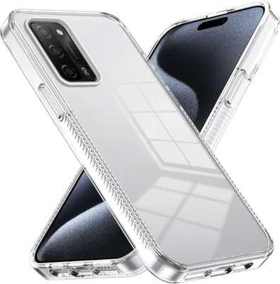 Produktbild von Hülle für Oppo A55 5G Rutschfest Kristallklare Stoßfeste TPU Bumper Handyhülle Transparent