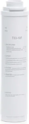 Immagine prodotto di Naturewater T33-10F filtro a blocco a carboni attivi in linea, filtro per acqua di ricambio, cartuccia in linea, filtro per acqua domestica post-filtro per impianto ad osmosi inversa per acqua potabile
