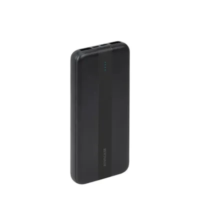 Produktbild von Rivacase VA2041 Power Bank 10000mAh Lithium Polymer 3 USB Ports Schwarz für Smartphone