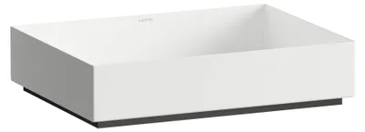 Image de LAUFEN METAPHOR Cuvette de lavabo, rectangulaire, sans trou pour robinet, sans trop-plein, 500x375x115mm, H512ME57571121