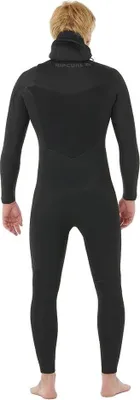 Obrázek produktu pro Neoprenový oblek Rip Curl Dawn Patrol, 5/4 mm, dlouhé rukávy, s kapucí a zipem na hrudi, černý, pánský, černý