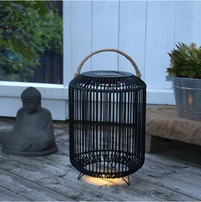 Zdjęcie produktu dla Star Trading Lampa solarna LED stojąca czarna 34x48cm 481-72