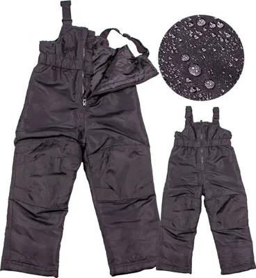 Produktbild von Wasserdichter Winteroverall für Kinder, verlängerte Beine, FIRI, Schwarz, 86
