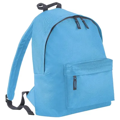 Produktbild von Bagbase Junior Fashion Rucksack, 14 Liter BC1301 (Einheitsgröße) (Surf Blau/Grau)