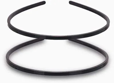 Produktbild von Dünne Plastik-Haargummis 6mm glatt