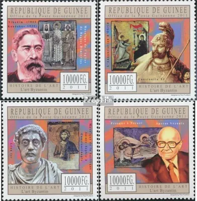 Produktbild von Briefmarken Guinea 2011 Mi 8774-8777 (kompl. Ausgabe) postfrisch Byzantinische Kunst