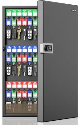 Produktbild von Schlüsselschrank mit Zahlenschloss für 72 Schlüssel, zur Wandmontage