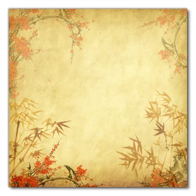 Produktbild von Wallario selbstklebende Möbelfolie/ Tischdecke für Innen und Außen, Größe: 90 x 90 cm - Herbststimmung  alter Papyrus mit Herbstmotiven