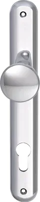 Zdjęcie produktu dla Pokrętło długie ELEGANT WG 500 - PZ 88, aluminium polerowane ÖNORM
