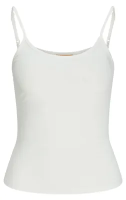 Produktbild von JJXX Damen Jxsaga STR Singlet JRS Noos Tank-Top, Blanc De Blanc, M EU