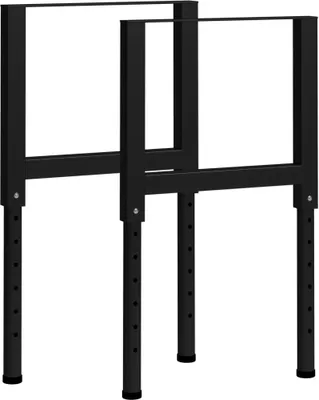 Obrázek produktu pro Nastavitelné rámy pracovního stolu 2 ks kov 55 x (69–95,5) cm
