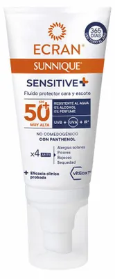Produktbild von ECRAN SUNNIQUE SENSITIVE Gesichtsbehandlung SPF50+  50 ml