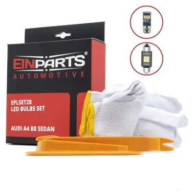 Obrázek produktu pro Einparts Sada LED pro Audi A4 B8 Sedan 2008–2016 Sada LED pro interiér