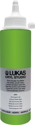 Obrázek produktu pro Lukas Cryl Studio Akrylová barva Chrome Green Light 250 ml 1 ks