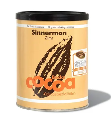 Produktbild von TRINKSCHOKOLADE ZIMT FAIR TRADE GLUTENFREI  250 g - BECKS KAKAO