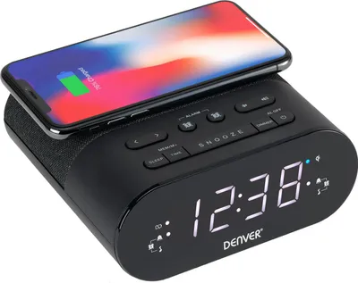 Produktbild von Denver CRQ-107 alarm clock Digital alarm clock Black