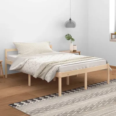 Produktbild von The Living Store Seniorenbett 140x200 cm Massivholz Kiefer