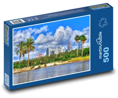 Zdjęcie produktu dla martinpuzzle - Puzzle 500 elementów - Park Hayarkon - Tel Aviv
