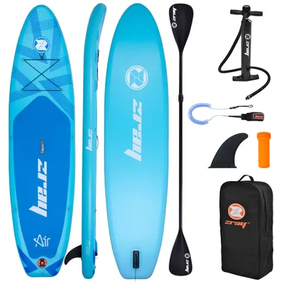 Produktbild von Zray EA-4 Allround Air 10'10" (330 cm) aufblasbares SUP-Board 2025 mit 2-in-1 Kajakpaddel & Zubehörset