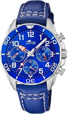 Zdjęcie produktu dla Lotus Youth Kids Watch Klasyczny elegancki skórzany zegarek na rękę niebieski UL18859/1