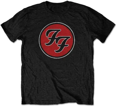 Produktbild von Foo Fighters FF Logo Black 2XL T-Shirt