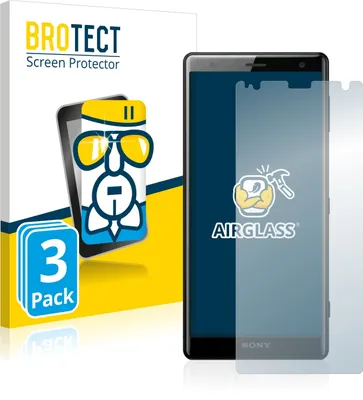 Produktbild von 3x BROTECT Schutzglas für Sony Xperia XZ2 Schutzfolie Panzer Folie Glas Display Schutz klar