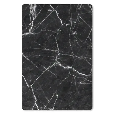 Produktbild von MuchoWow® Mauspad Mousepad Marmor - Muster - Schwarz - Weiß 40x60 cm - Mousepads - Maus Mat - Pad - Mausunterlage - Schreibtisch Accesoire