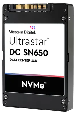 Produktbild von WD Ultrastar DC SN650 WUS5EA176ESP5E3 - SSD - 7.68 TB - intern - 2.5″ (6.4 cm)