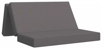 Image de Canapé-lit pliable 160 x 67 x 45 cm Gris clair