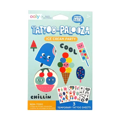 Produktbild von Ooly Mini-Wassertattoos – Motiv Eiscreme