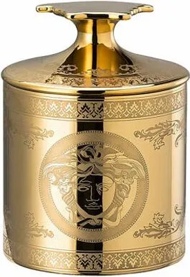 Immagine prodotto di Rosenthal Versace Tischlicht 2-tlg. mit Duftwachs Golden Medusa, Materialmix, 12 cm, 14498-403721-24868