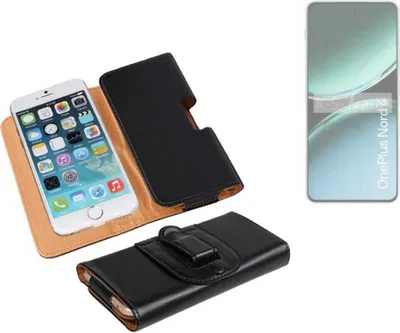 Produktbild von K-S-Trade Schützhülle Handyhülle kompatibel mit OnePlus Nord 4 Holster Gürtel Tasche Schutzhülle Handy-Tasche Smartphone Case Seitentasche