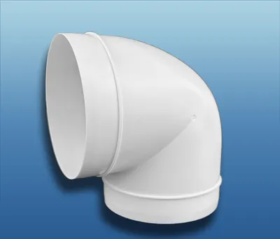 Produktbild von 90° Bogen rund: System: Ø 150
