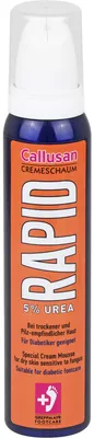Zdjęcie produktu dla Callusan Rapid 5% Urea Cream Foam Tin 125 ml