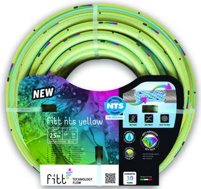 Obrázok produktu pre fitt profesionálna záhradná hadica 3/4", 25 m NTS žltá