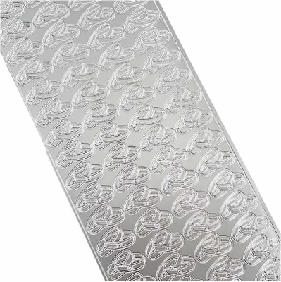 Produktbild von Dekorative Aufkleber RINGS silber