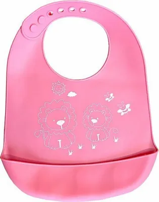 Produktbild von Cabino Silikon-Lätzchen mit Auffangschale Rosa 2er-Set – verstellbar mit Druckknöpfen, BPA-frei, leicht und langlebig