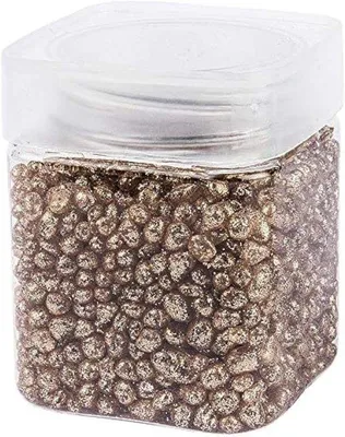 Immagine prodotto di Decorazione con glitter di vetro 2-7 mm, 260 g, decorazione da tavola color rame