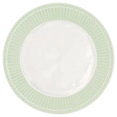 Imagen del producto de Plato para el desayuno, 23 cm, color verde pálido, modelo Alice