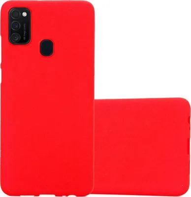 Image de Cadorabo Housse pour Samsung Galaxy M21 / M30s Housse en rouge Housse téléphone portable TPU Etui Cover Case