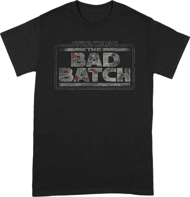 Produktbild von Star Wars: The Bad Batch - T-Shirt für Herren/Damen Uni BI275 (XXL) (Schwarz/Grau)