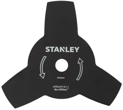 Produktbild von STANLEY Ersatzteil 3 Zahn Messer Buschmesser für Rasentrimmer SPS-1400 255mm