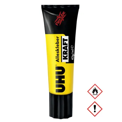 Zdjęcie produktu dla UHU Uniwersalny klej Kraft Flex i CleanTube niekapiący przezroczysty 42g