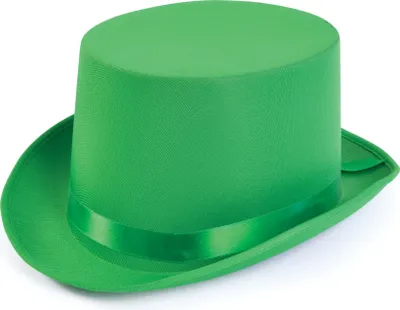 Produktbild von Bristol Novelty Uni Satin-Zylinder BN2035 (Einheitsgröße) (Grün)