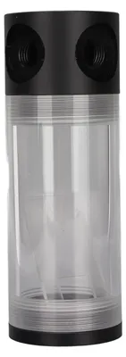 Image de Réservoir de refroidissement à eau, diamètre 50 mm (2,0 pouces), filetage G1/4, 4 trous, matériau POM, 14 cm (5,5 pouces), usiné CNC, réservoir de refroidissement pour PC
