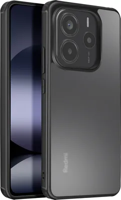 Obrázok produktu pre Avizar, Kryt pre Redmi Note 14 4G Nárazuvzdorný silikónový kryt fotoaparátu, čierny