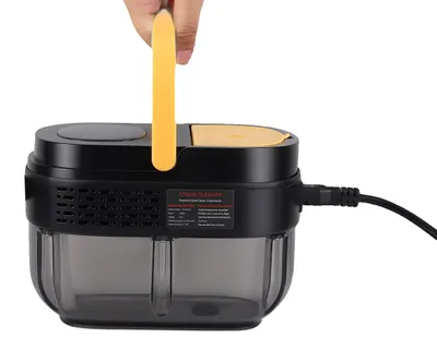 Obrázek produktu pro Ruční parní čistič, výkon 2500 W, nádržka na vodu 1600 ml, černá barva