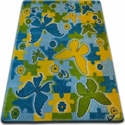 Produktbild von Teppich KIDS Schmetterling blau C429 Blau 140x190 cm