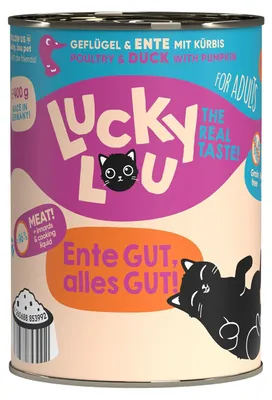 Produktbild von Lucky Lou Lifestage Adult Geflügel & Ente 6x 400 g